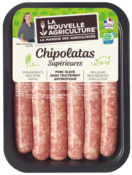 LES CHIPOLATAS NATURES LA NOUVELLE AGRICULTURE®