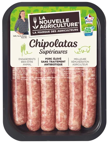 LES CHIPOLATAS NATURES LA NOUVELLE AGRICULTURE®