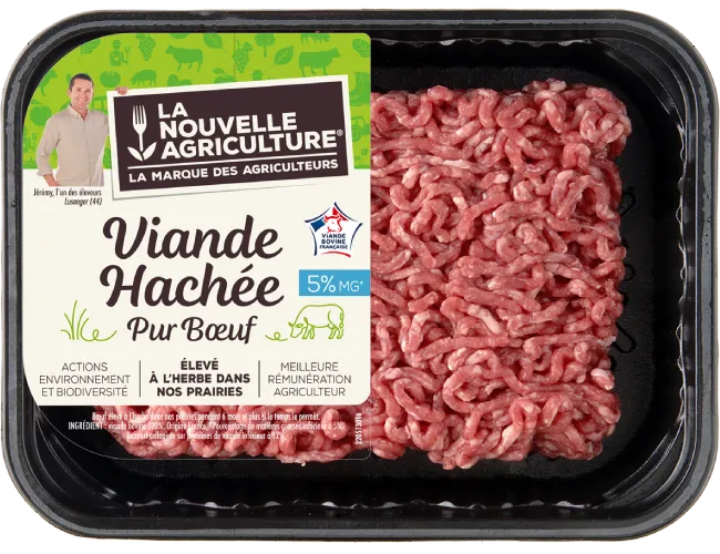 Le haché 5% pur bœuf La Nouvelle Agriculture®
